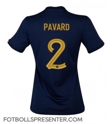 Frankrike Benjamin Pavard #2 Hemma Matchtröja Dam VM 2022 Kortärmad